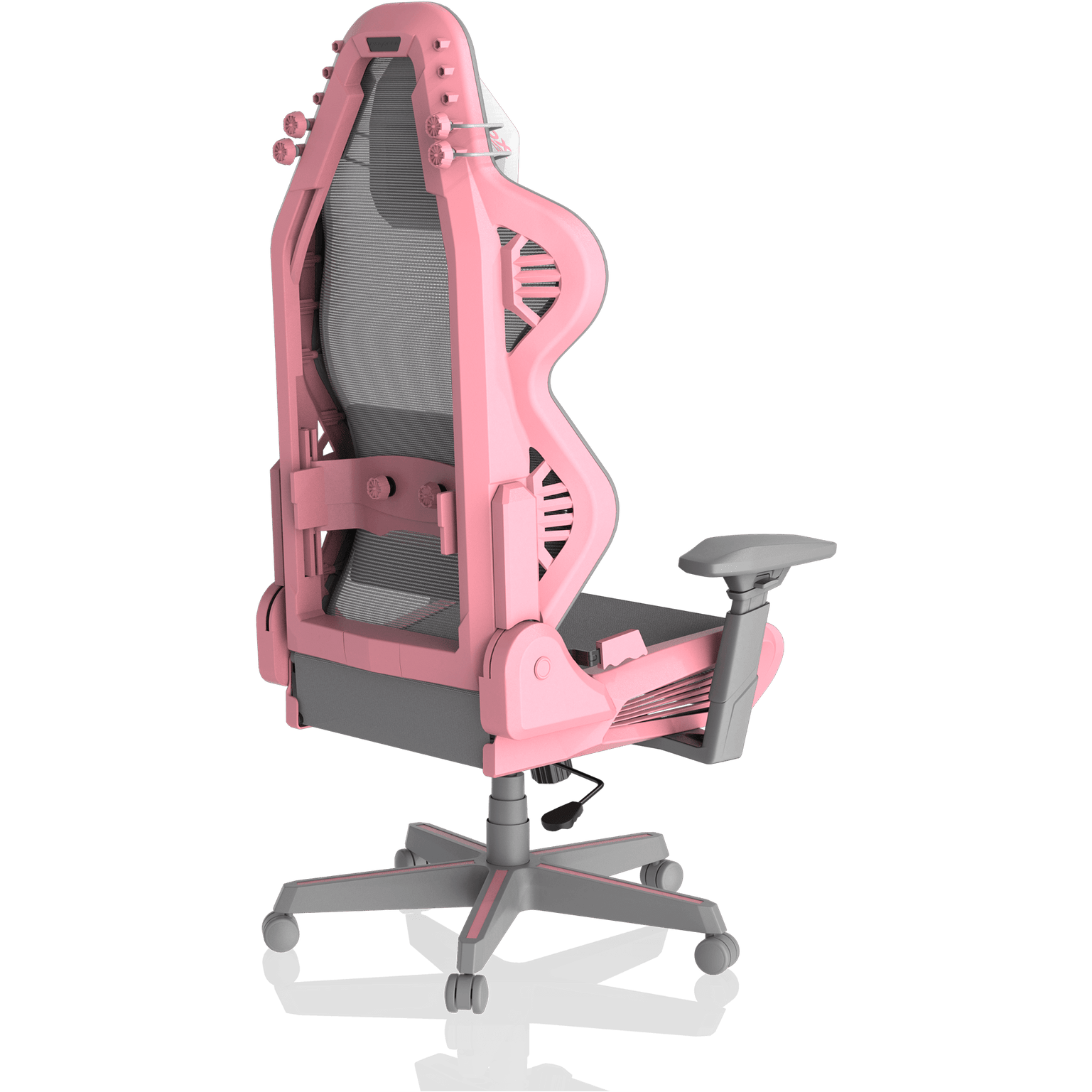 DXRacer Air Pro Mesh Pink and Grey Gaming Chair