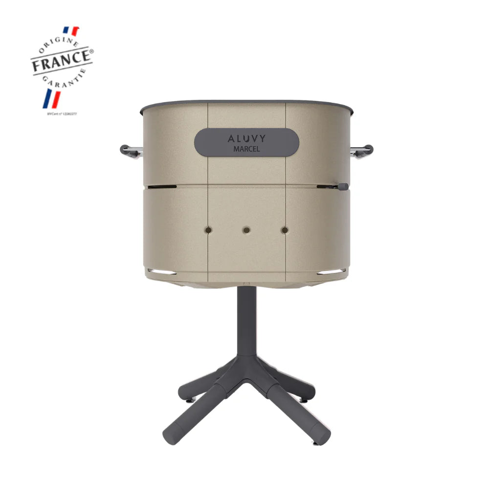 Aluvy Marcel Basalt Charcoal Barbeque - Champagne