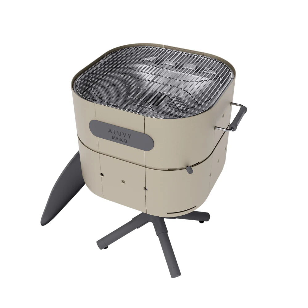 Aluvy Marcel Basalt Charcoal Barbeque - Champagne