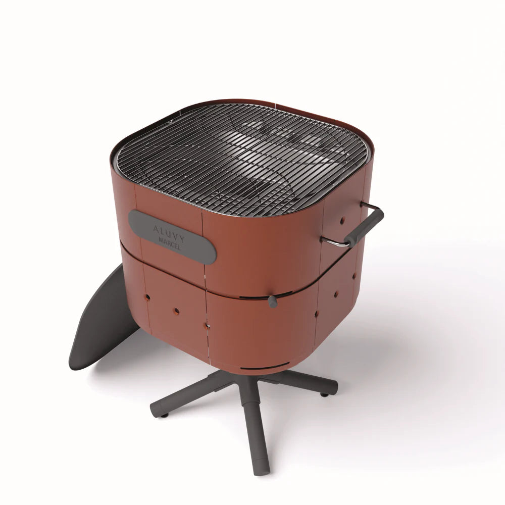 Aluvy Marcel Basalt Charcoal Barbeque - Terracotta