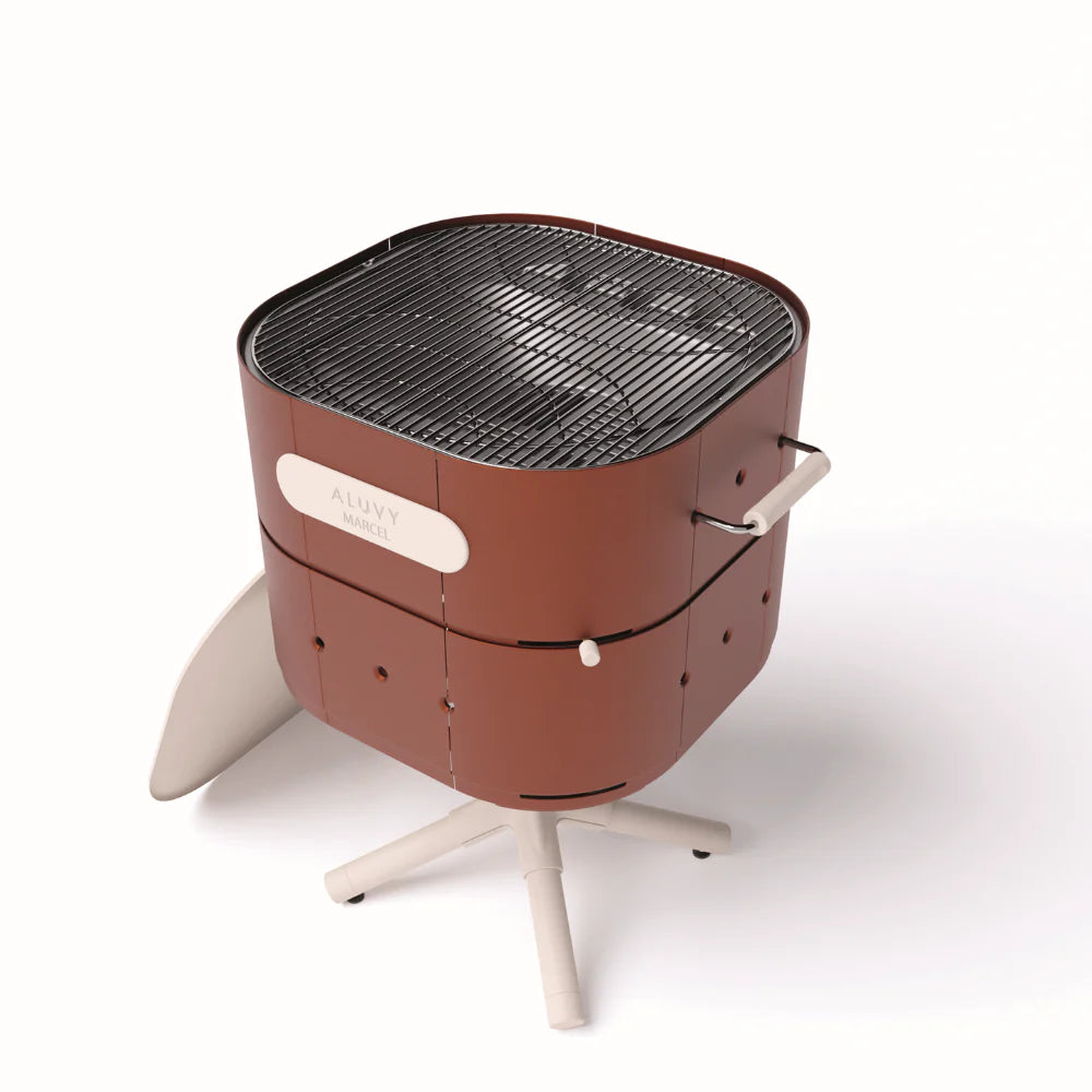 Aluvy Marcel Original Charcoal Barbeque - Terracotta