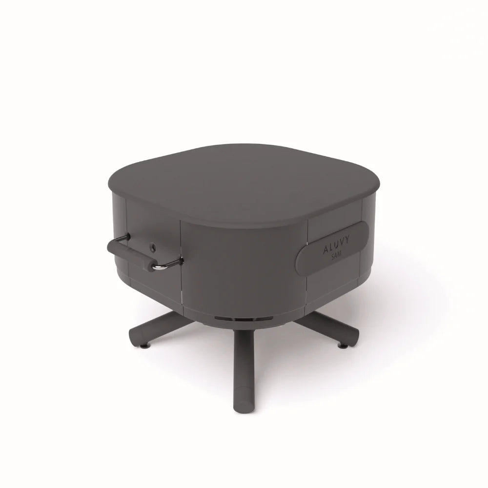 Aluvy Sam Basalt Low Brazier - Anthracite