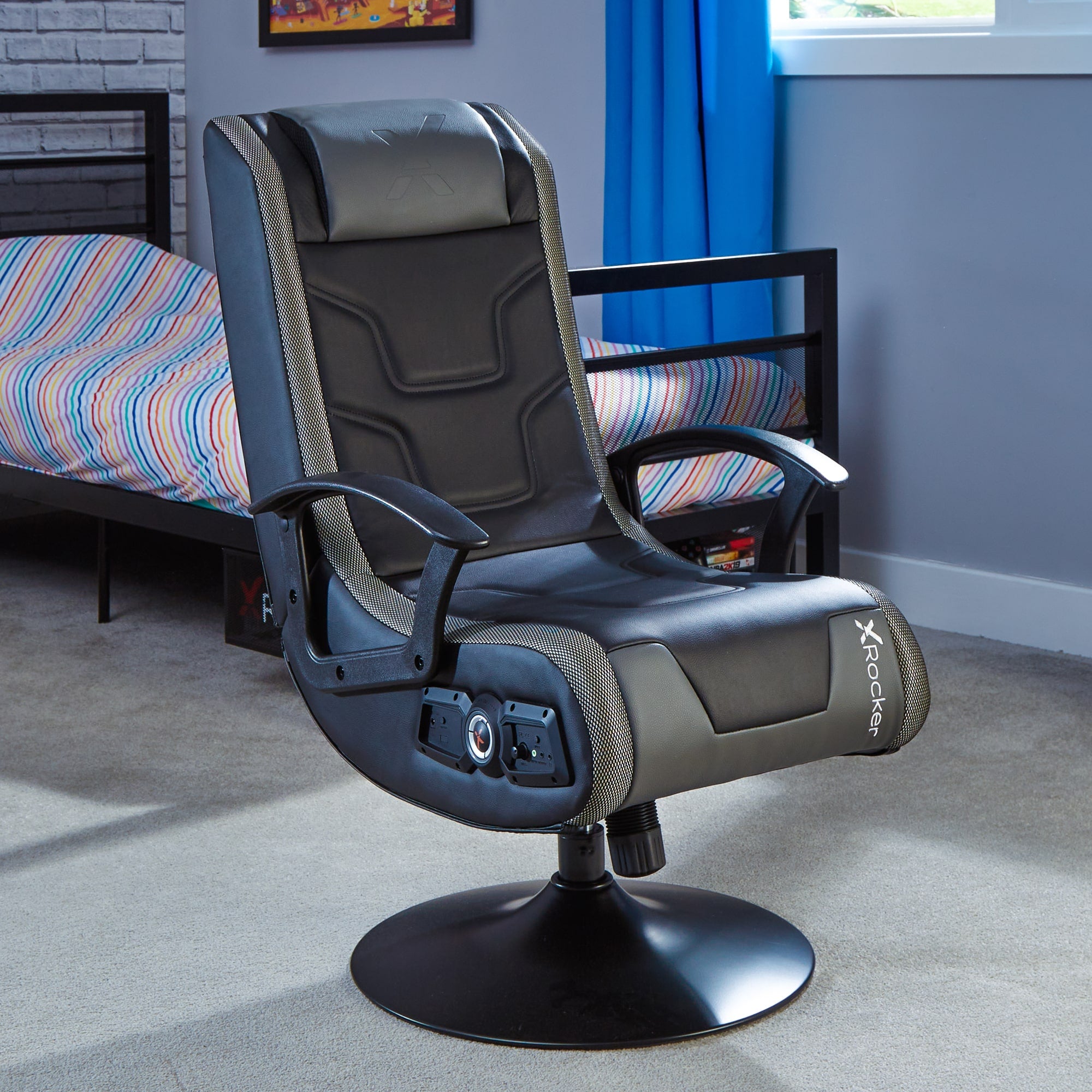 V Rocker X Rocker Veleno RGB 2.1 Audio Gaming Chair with Neo Motion LED — The ...