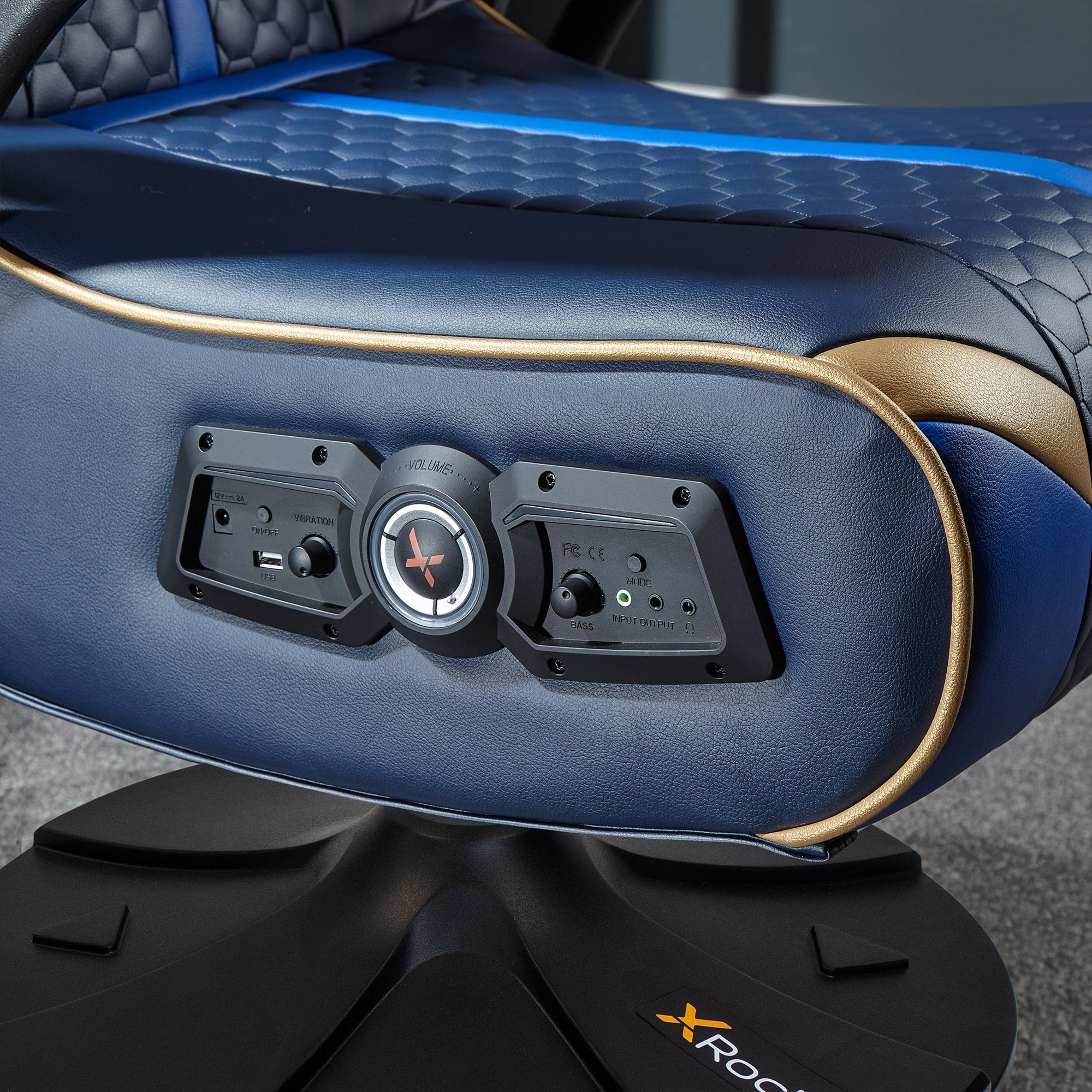 X Rocker Adrenaline 2.1 Bluetooth Audio Gaming Chair with Vibration ...