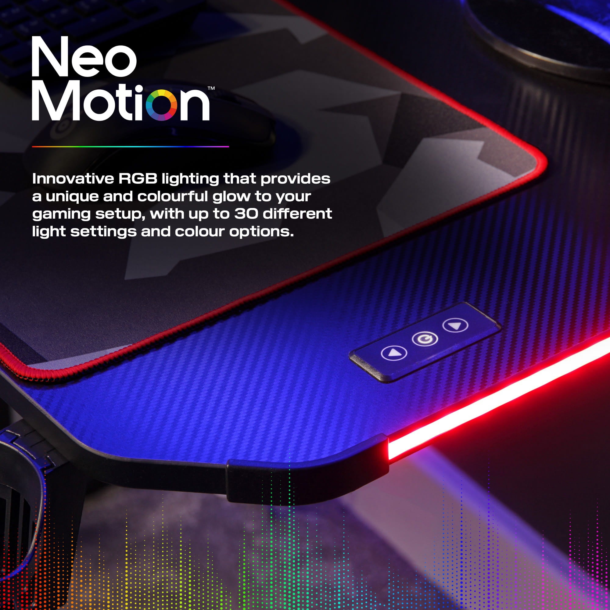 X Rocker Panther RGB Gaming Desk