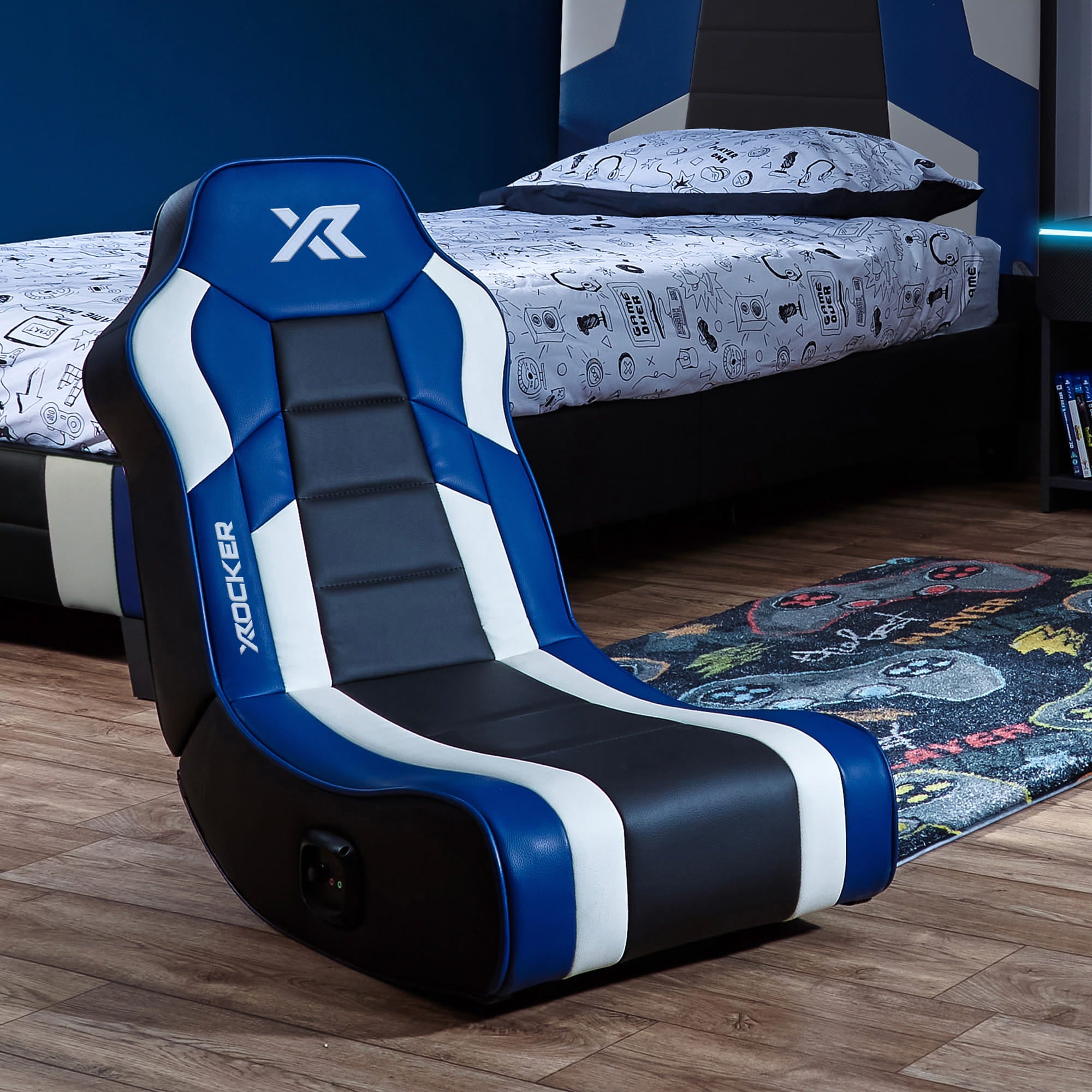 Soom Rocker X-Rocker Orbit 2.0 Rocker Gaming Chair - Blue — The Modern Cave Australia