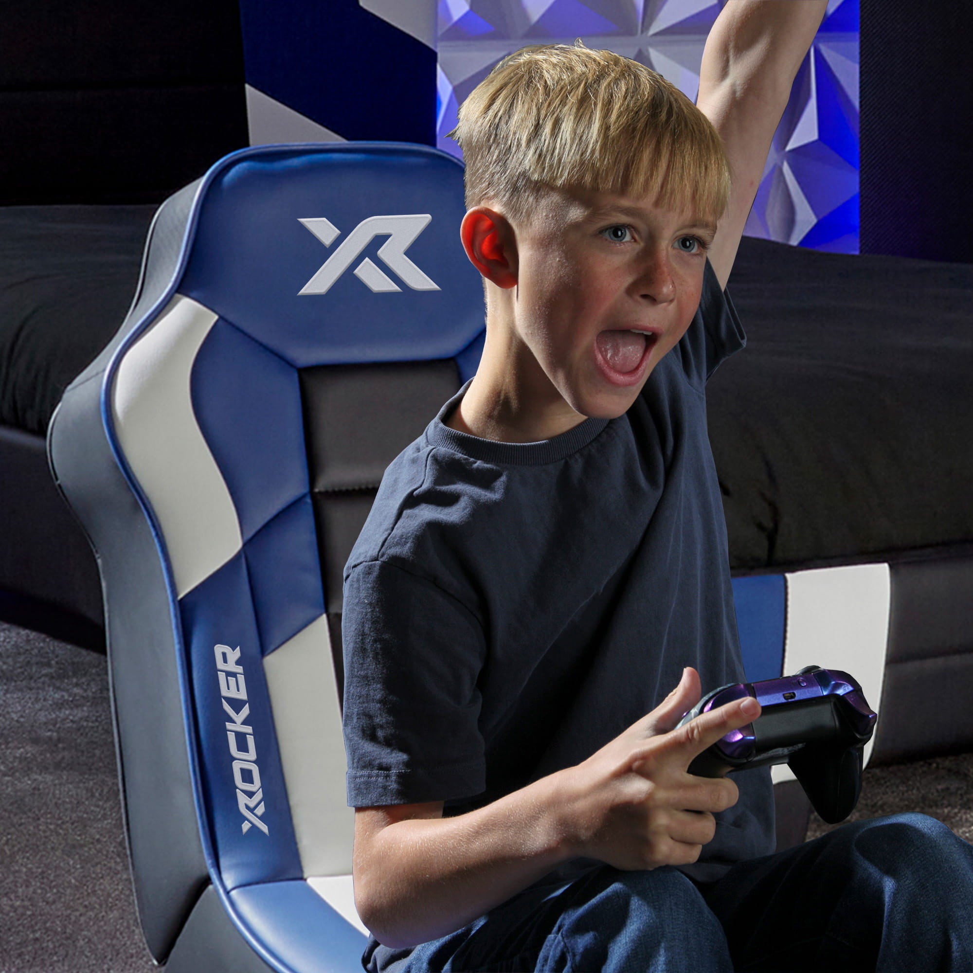 X-Rocker Orbit 2.0 Rocker Gaming Chair - Blue