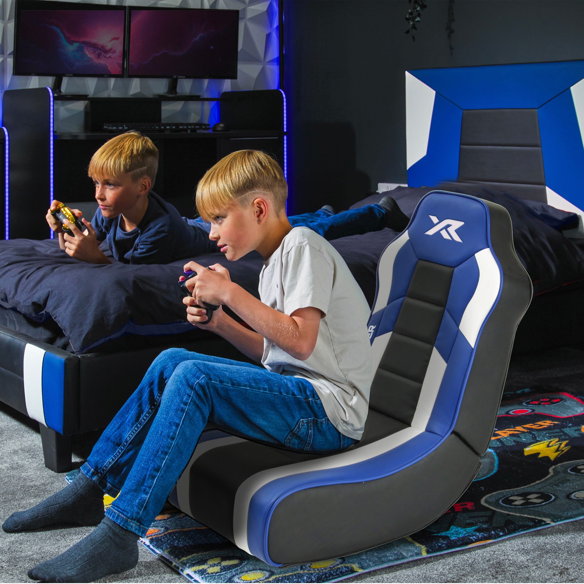 X-Rocker Orbit 2.0 Rocker Gaming Chair - Blue