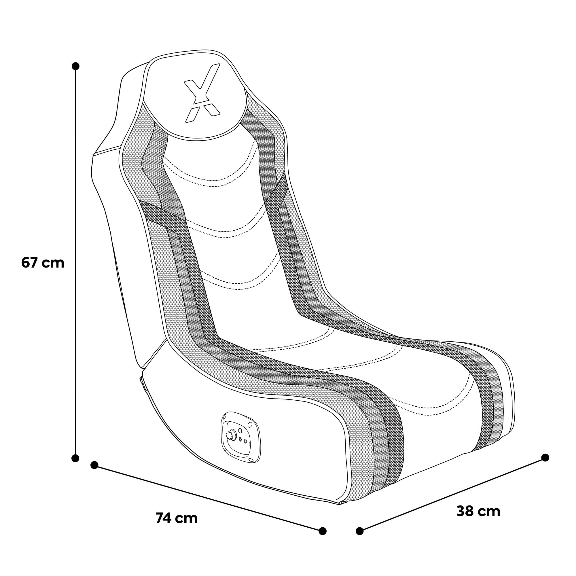X-Rocker Chimera RGB Sync 2.0 Gaming Chair