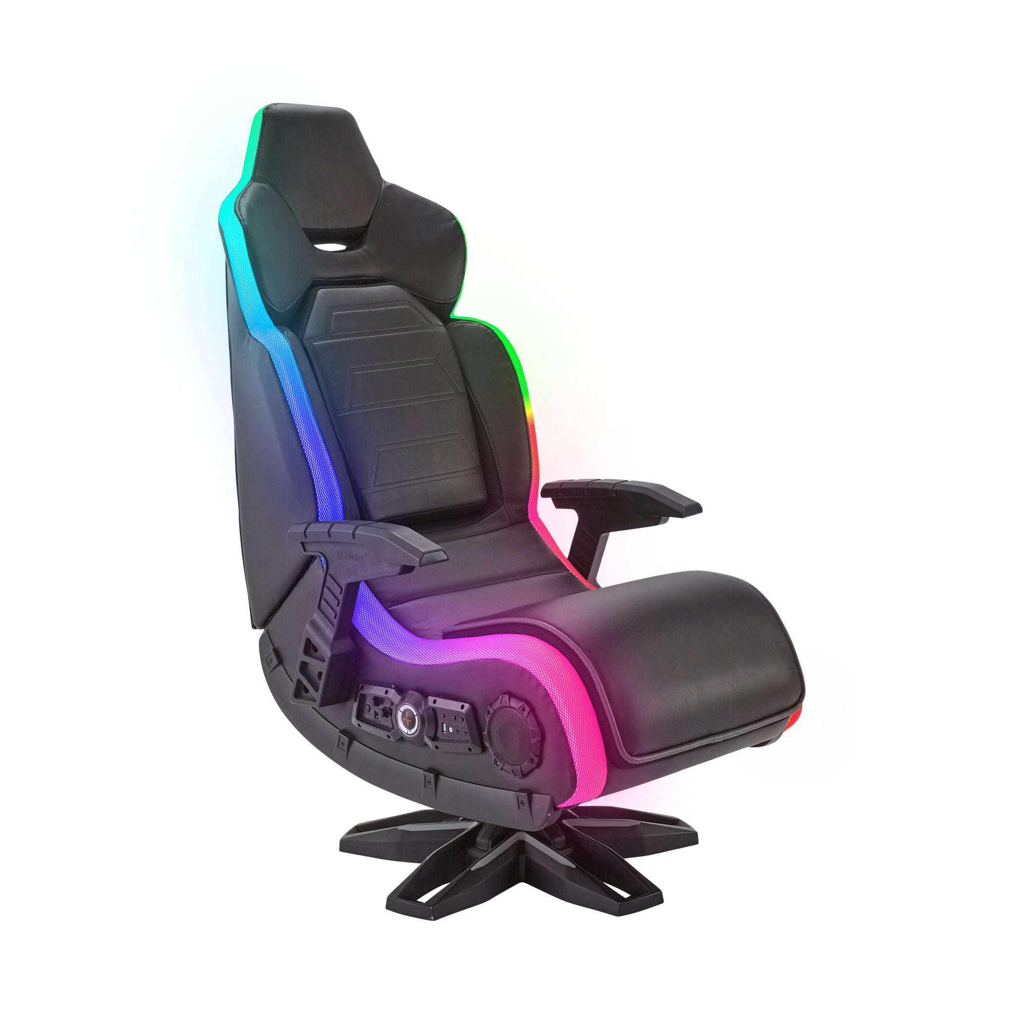 X Rocker GP Evo Elite 4.1  RGB Lighting Pedestal Gaming Chair
