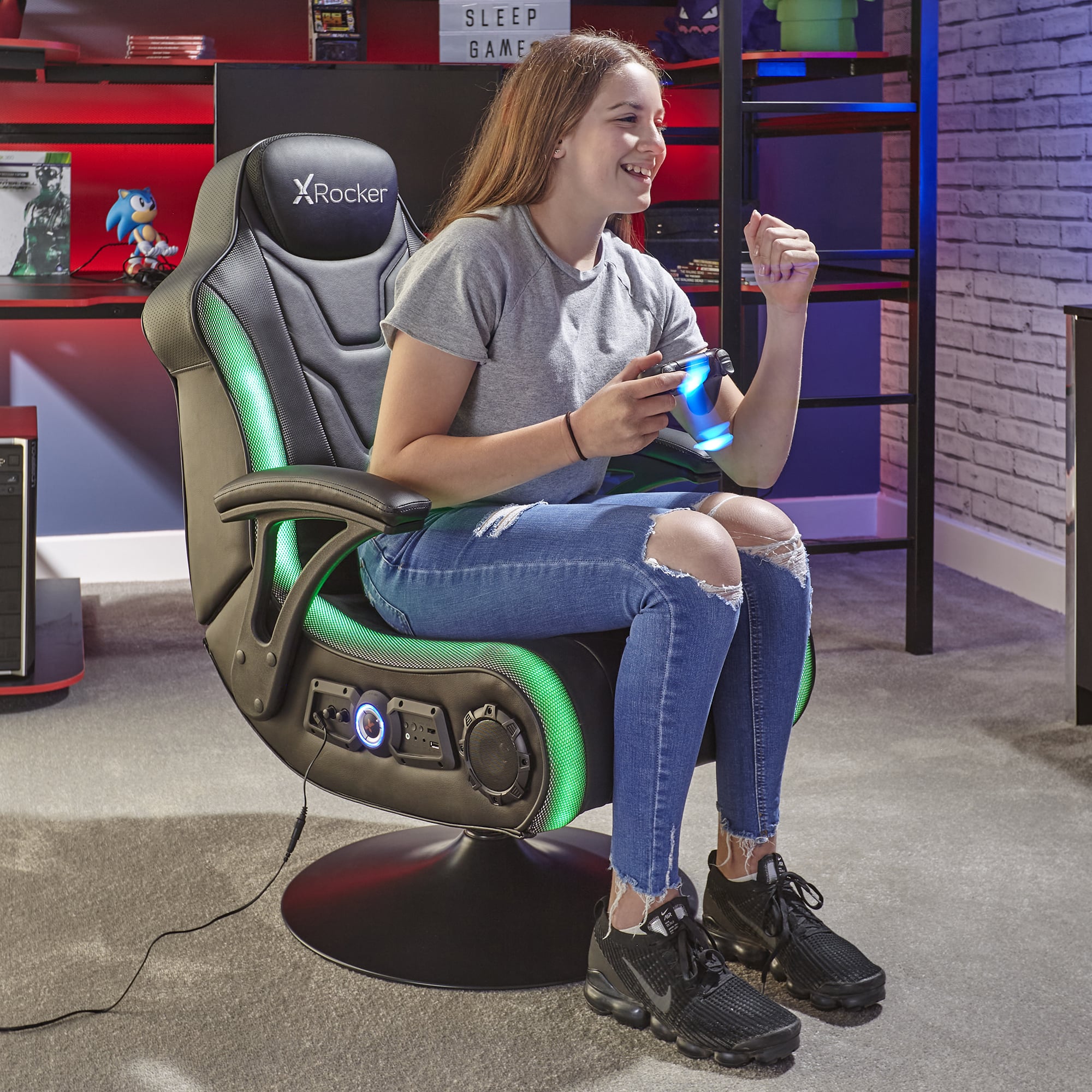 X Rocker Rainstorm RGB 2.1 Neo Motion LED Gaming Chair