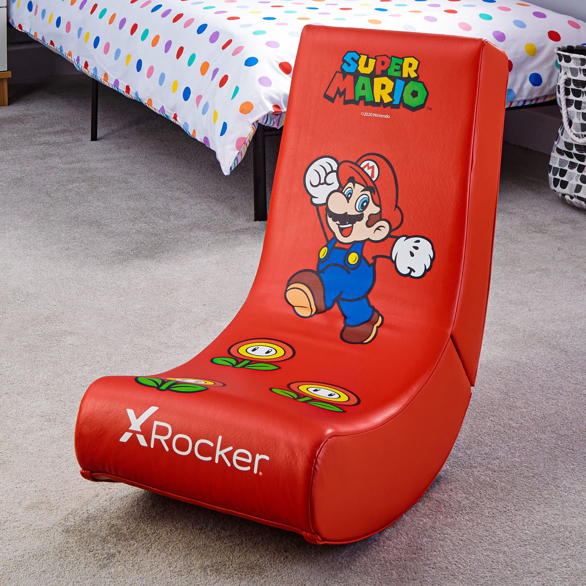 Official Super Mario™ Video Rocker Gaming Chair - Mario – All Star Edition