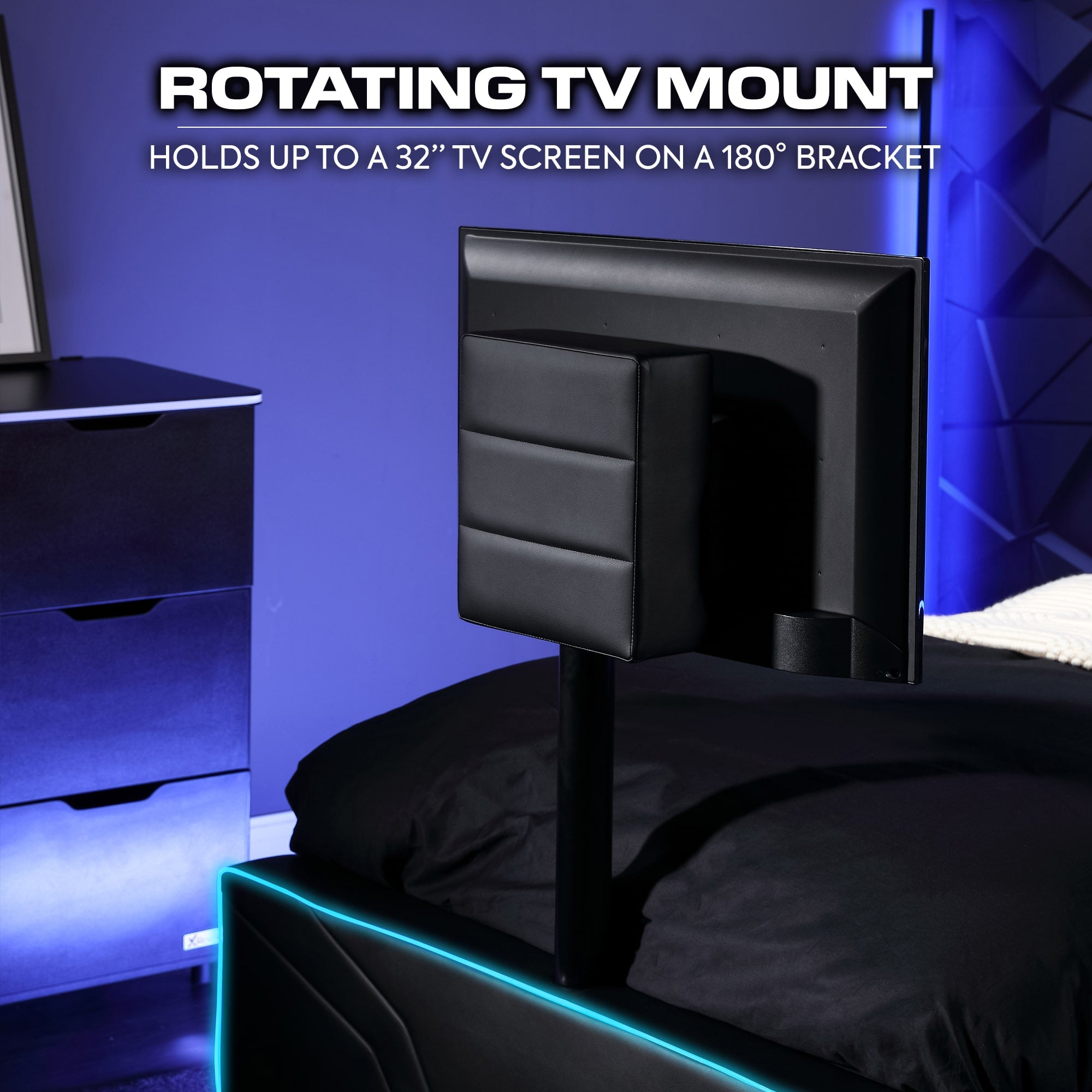 X Rocker Oracle Neo Fibre LED Gaming Bed