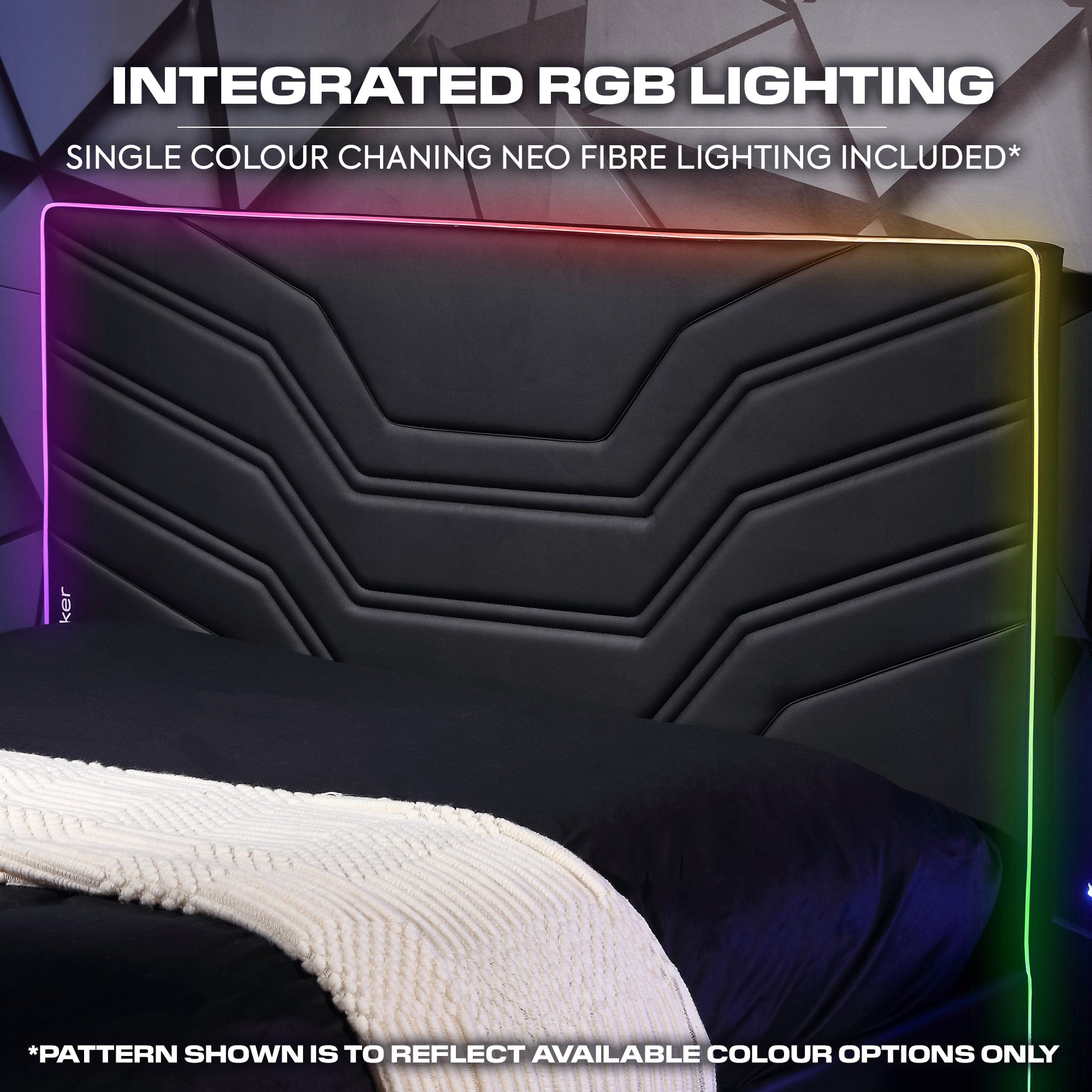 Bed Led Rocker X Rocker Oracle Neo Fibre LED Gaming Bed — The Modern Cave Australia