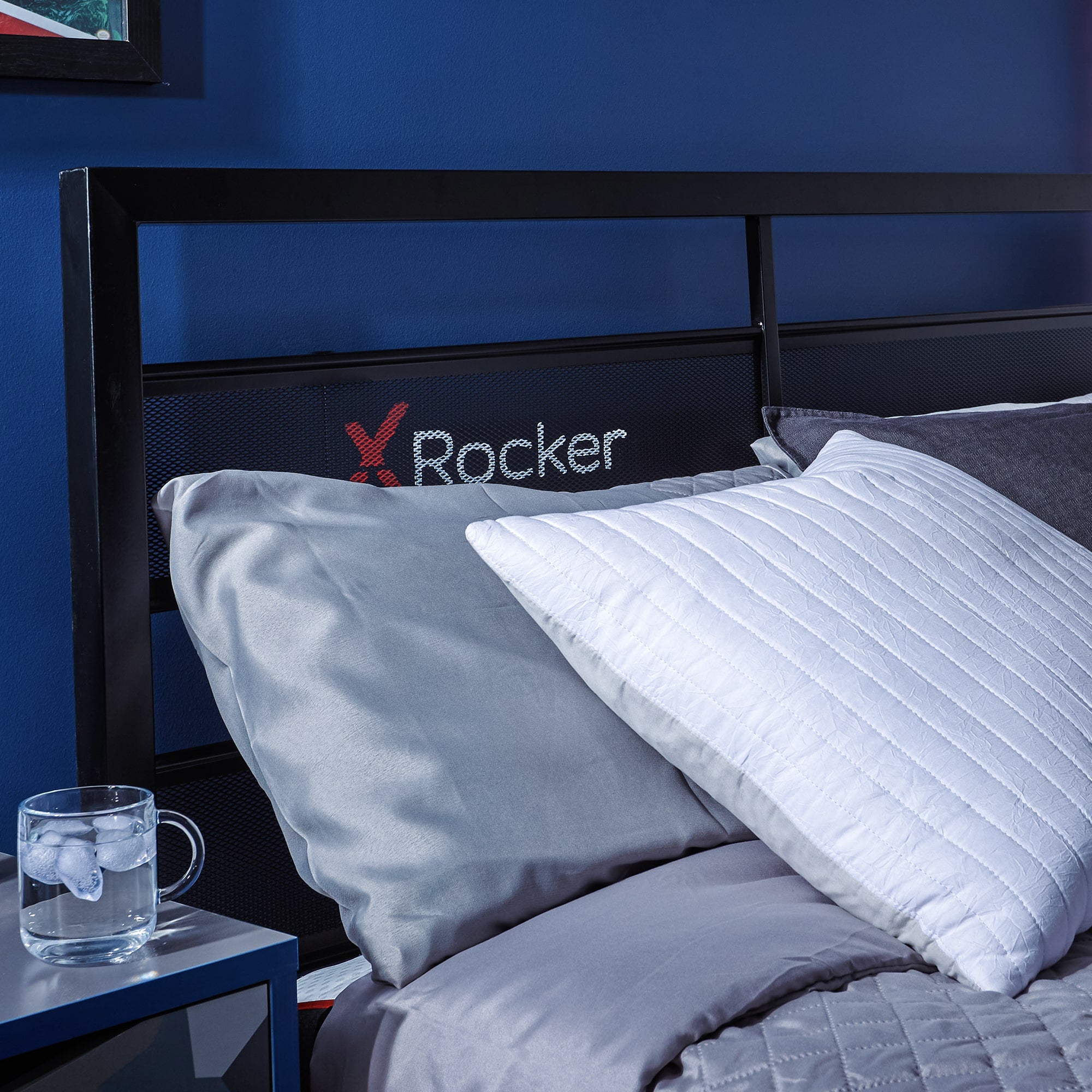 X Rocker Basecamp Gaming Double Bed - Black — The Modern Cave Australia