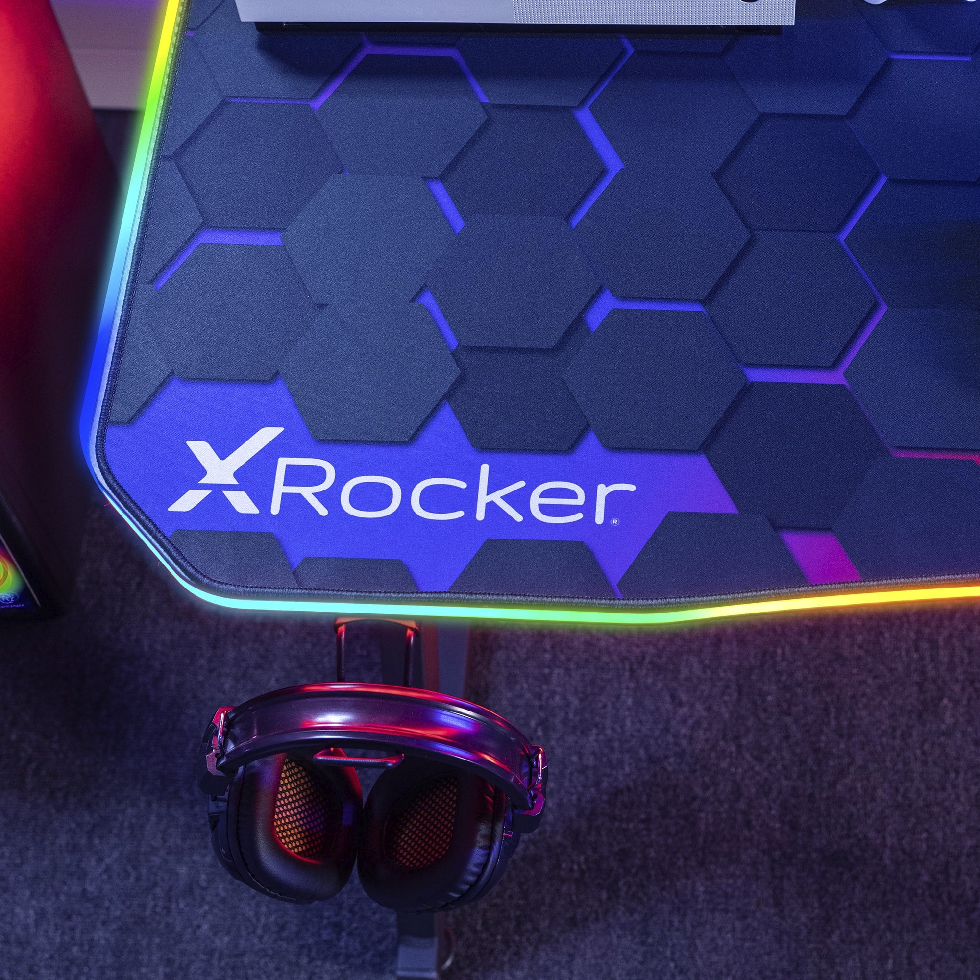 X Rocker Pulsar RGB XL Gaming Desk with Neo Motion Sync App Control