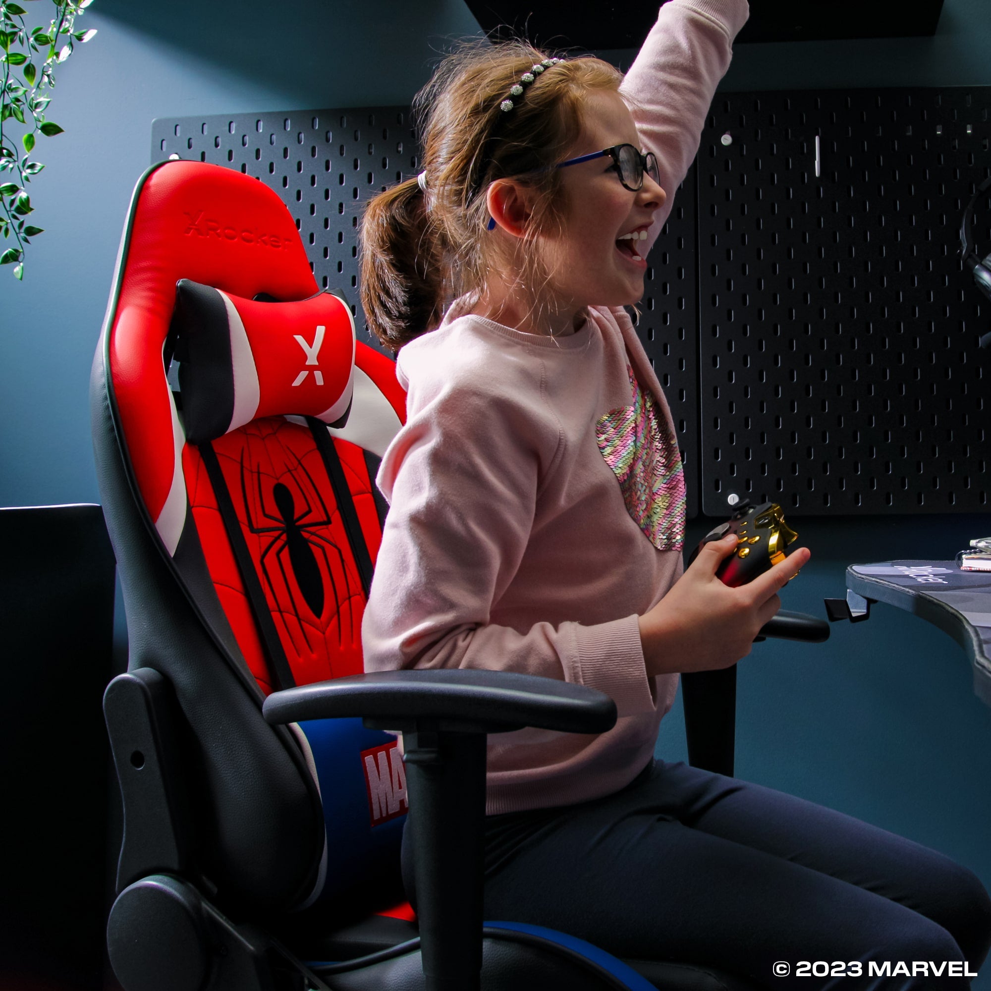 X Rocker Champion Office Chair - Spider-Man