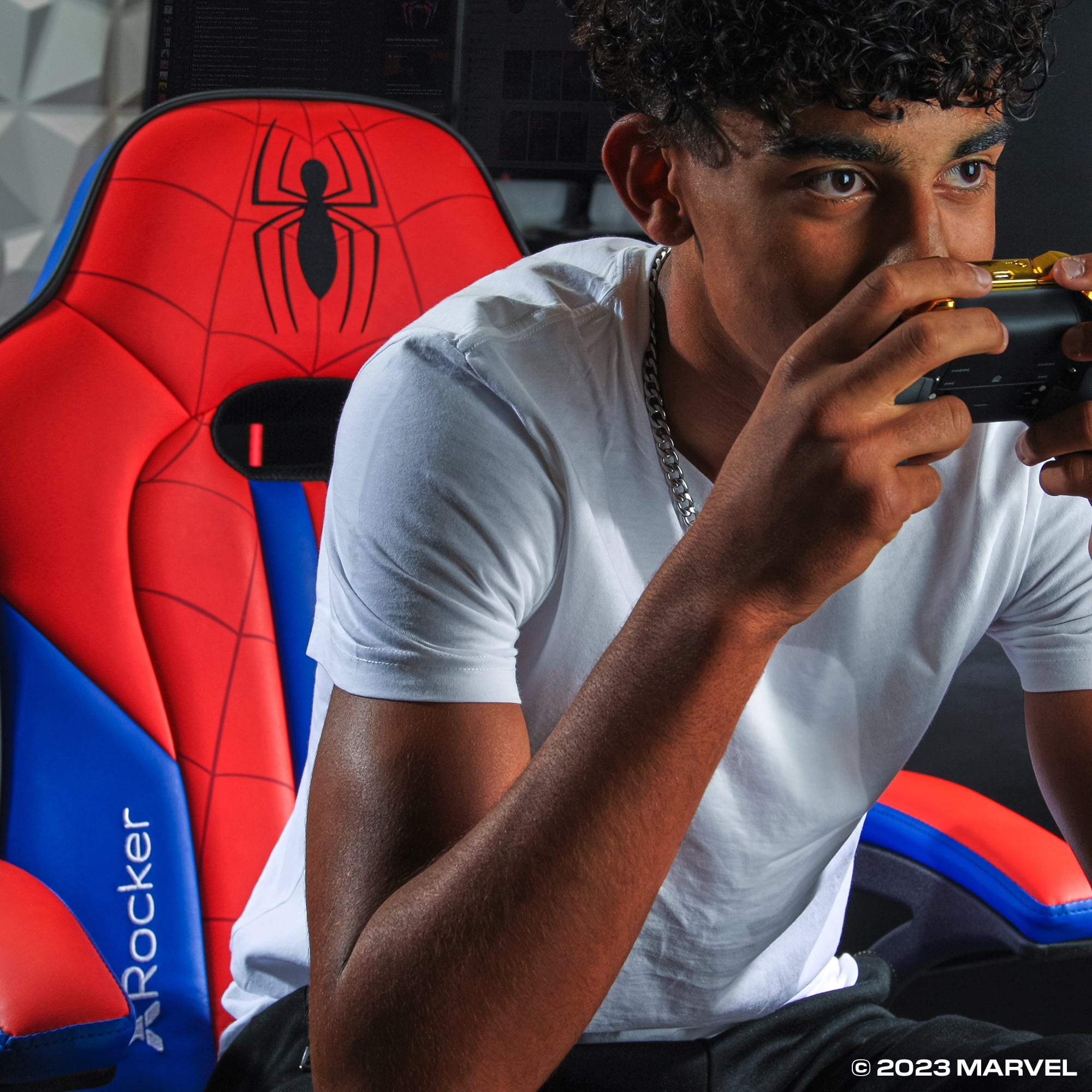 X Rocker Elite 2.1 Spider-Man Gaming Chair