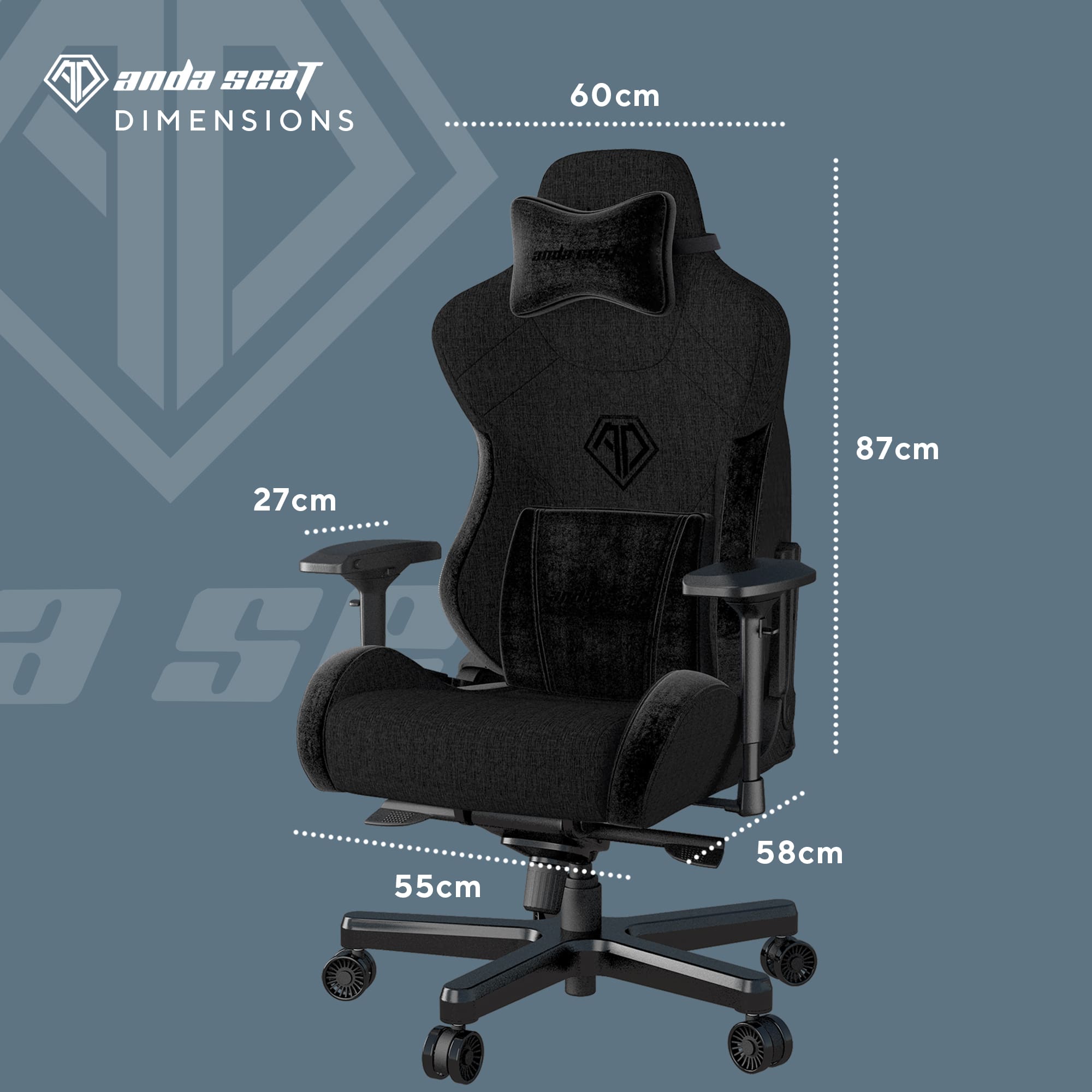 Anda Seat T-Pro 2 Black Gaming Chair