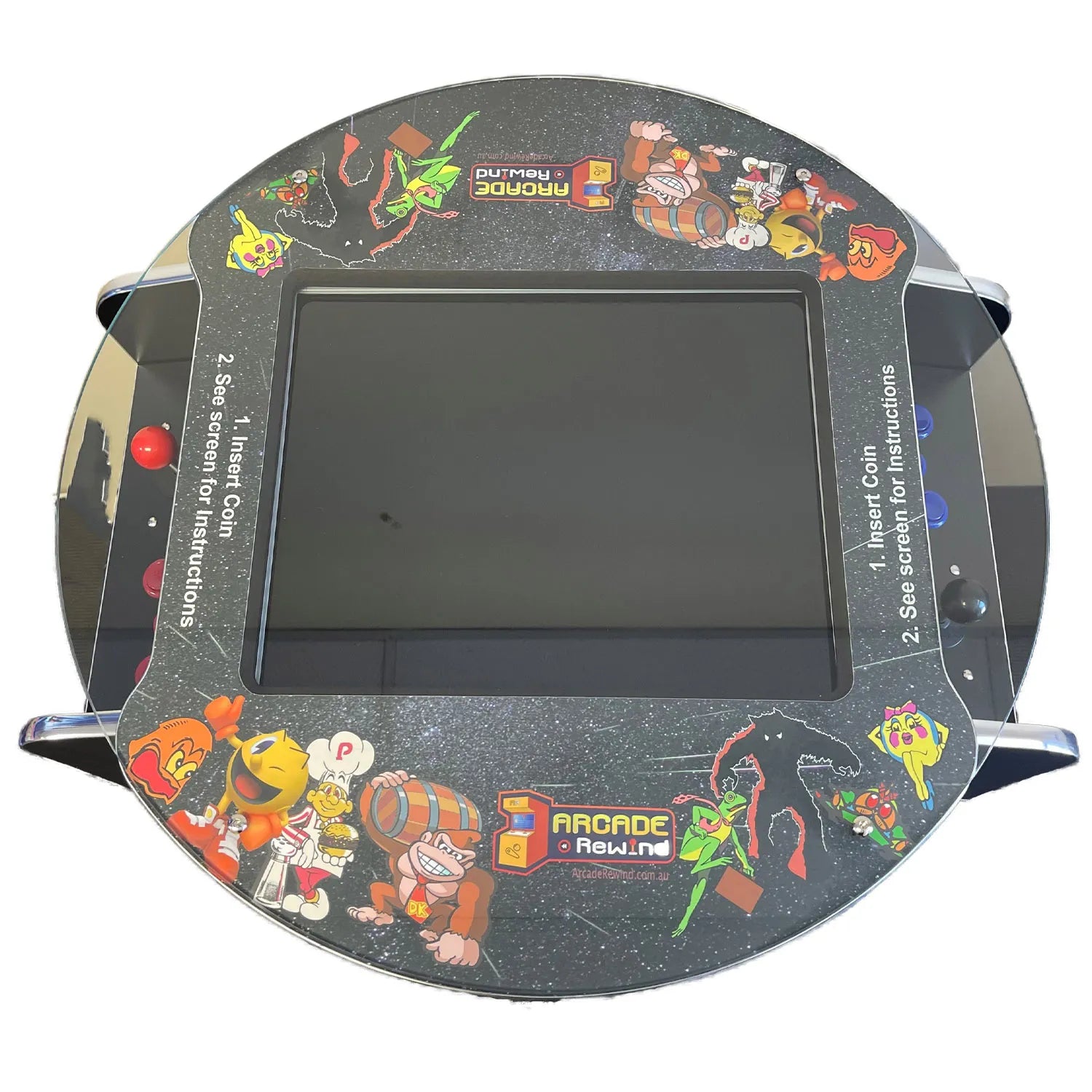 Barrel Stand Up Arcade Machine With 60 Games