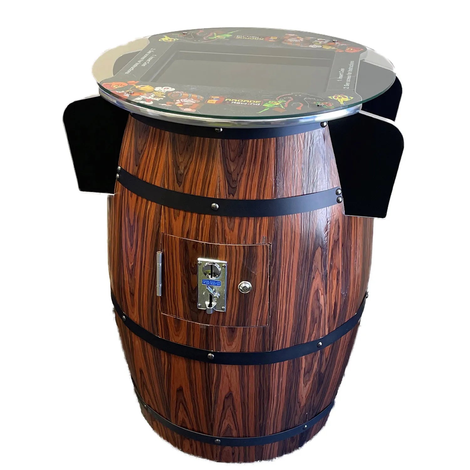 Barrel Stand Up Arcade Machine With 60 Games