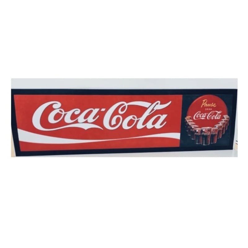 Coca Cola Rubber Backed Bar Runner