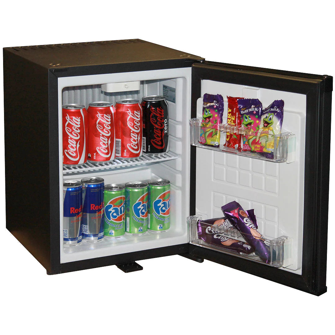 Silent Mini Black 25L Bar Fridge