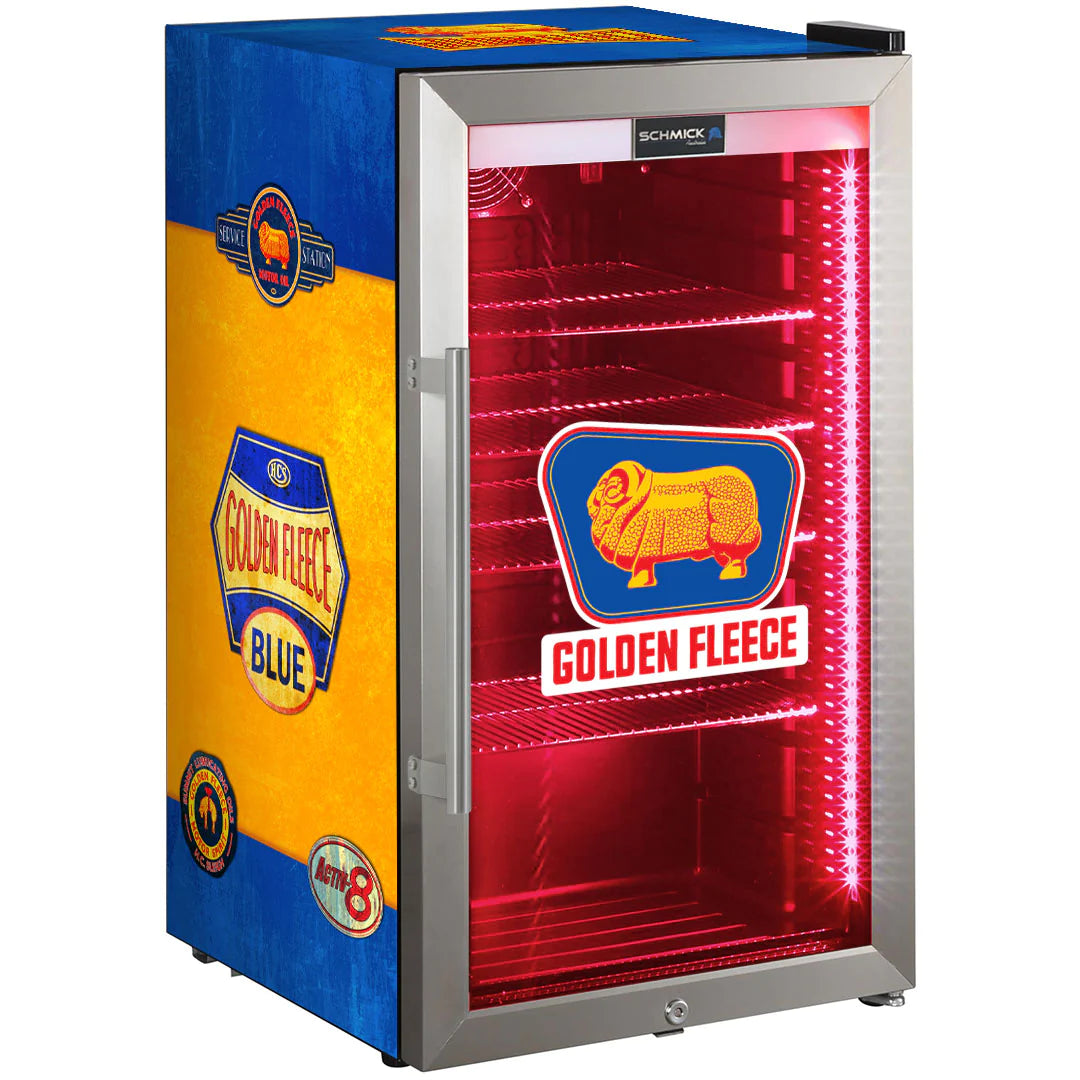 Petrol Branded Triple Glazed Alfresco  LED 98L Bar Fridge