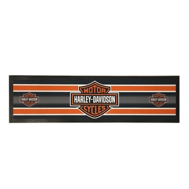 Harley Davidson Rubber Backed Bar Runner