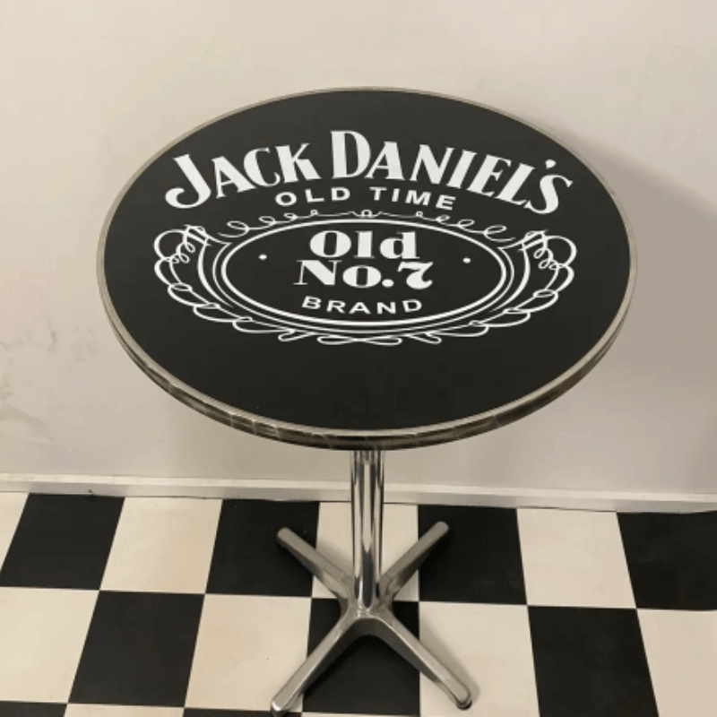 Jack Daniels Adjustable Height Bar Table