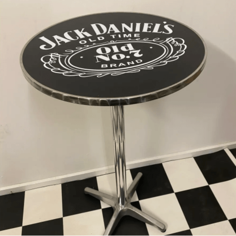 Jack Daniels Adjustable Height Bar Table