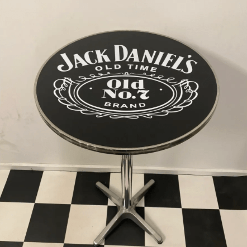 Jack Daniels Adjustable Height Bar Table