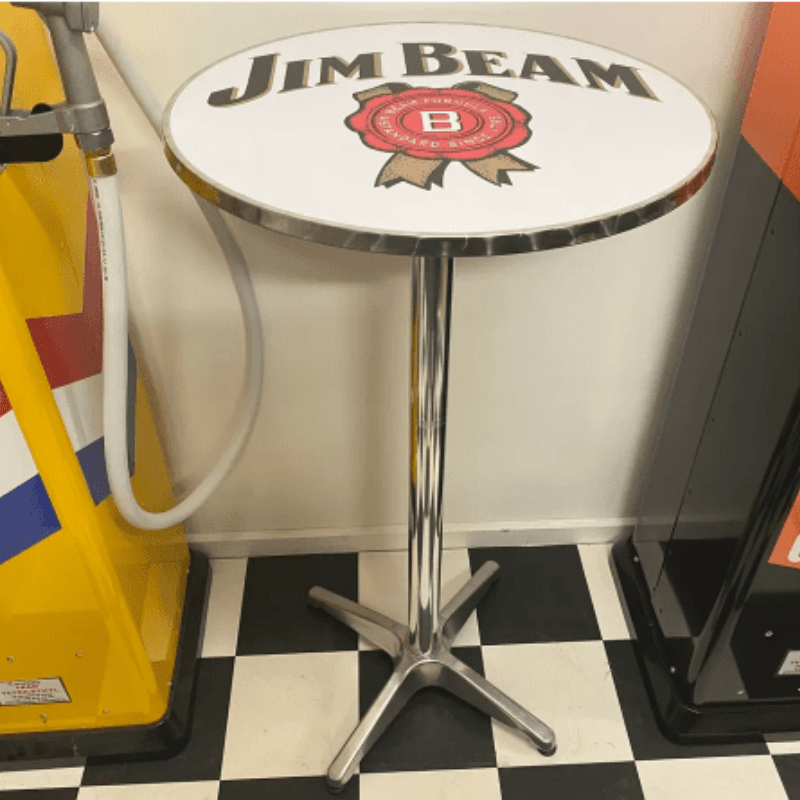 Jim Beam Adjustable Height Bar Table