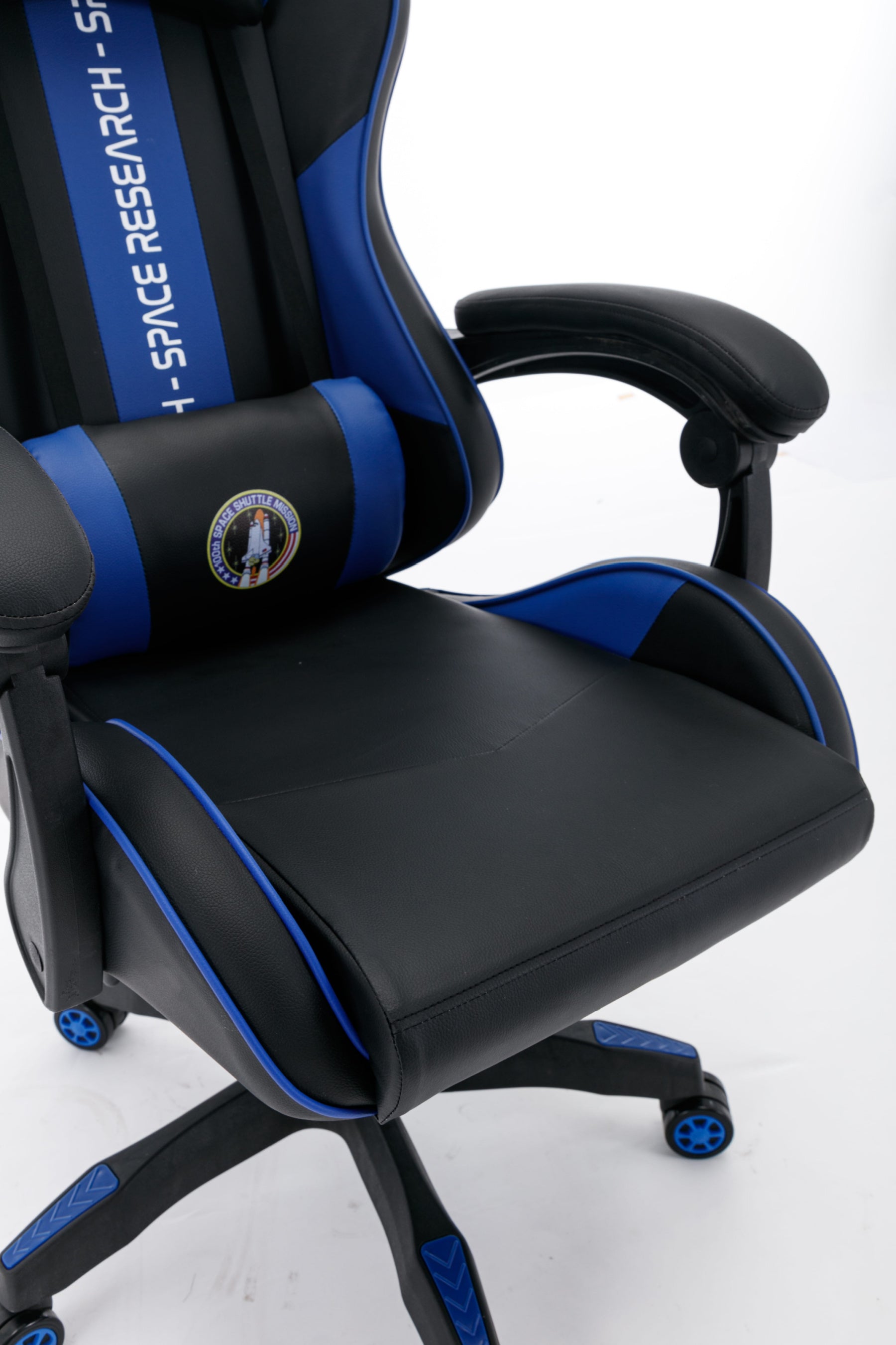 Nasa Atlantic Gaming Chair - Black and Blue