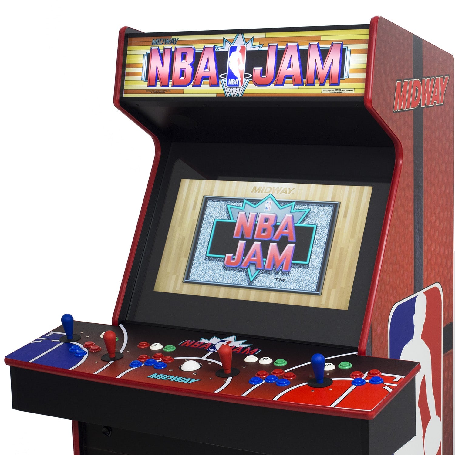 NBA Jam 4 Player Upright Arcade Machine