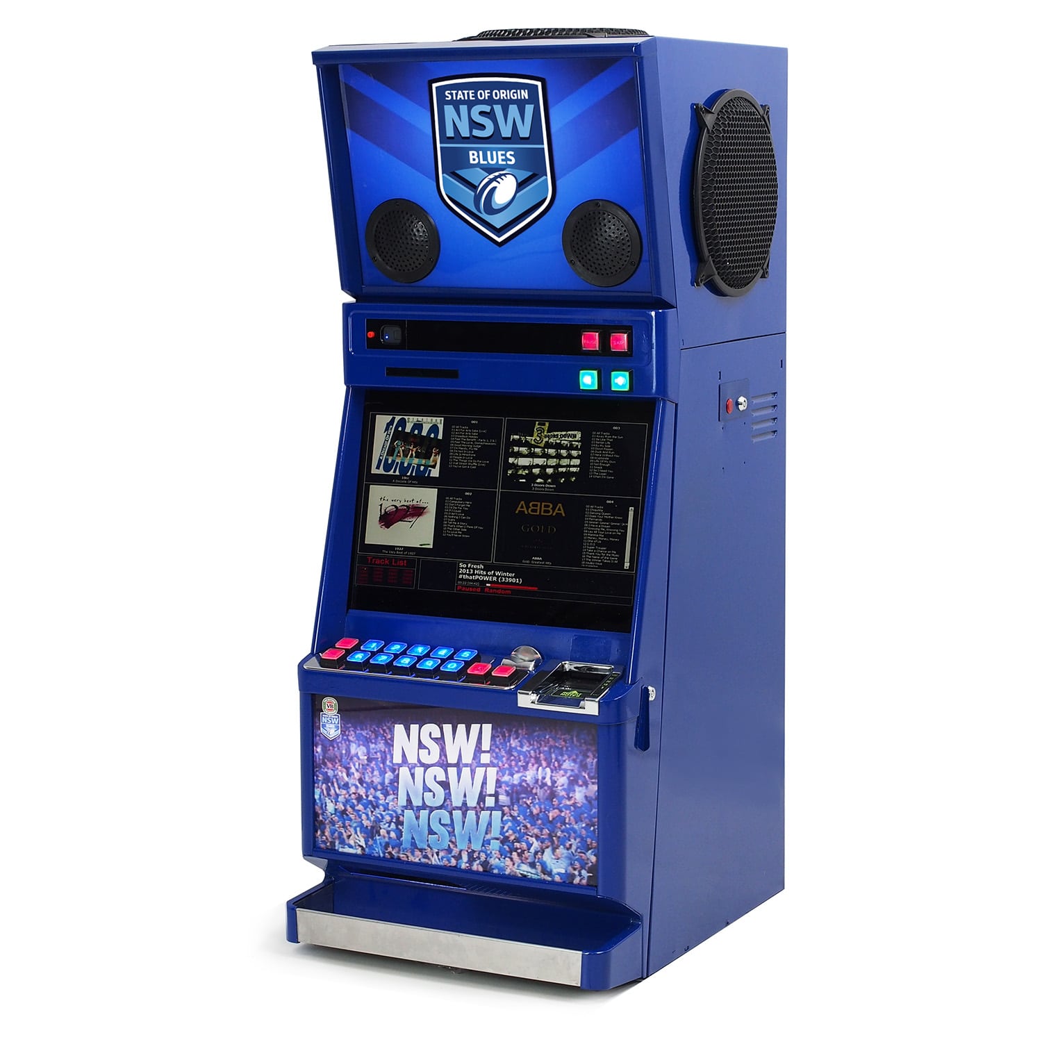 NSW Blues Pokie Jukebox with Bluetooth