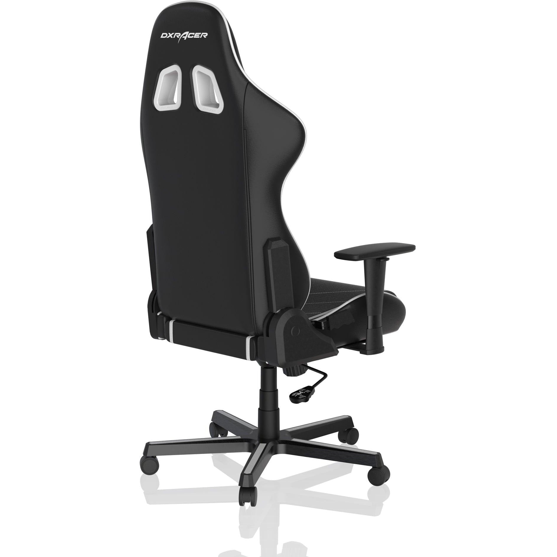 DXRacer FR08 White and Black Gaming Chair