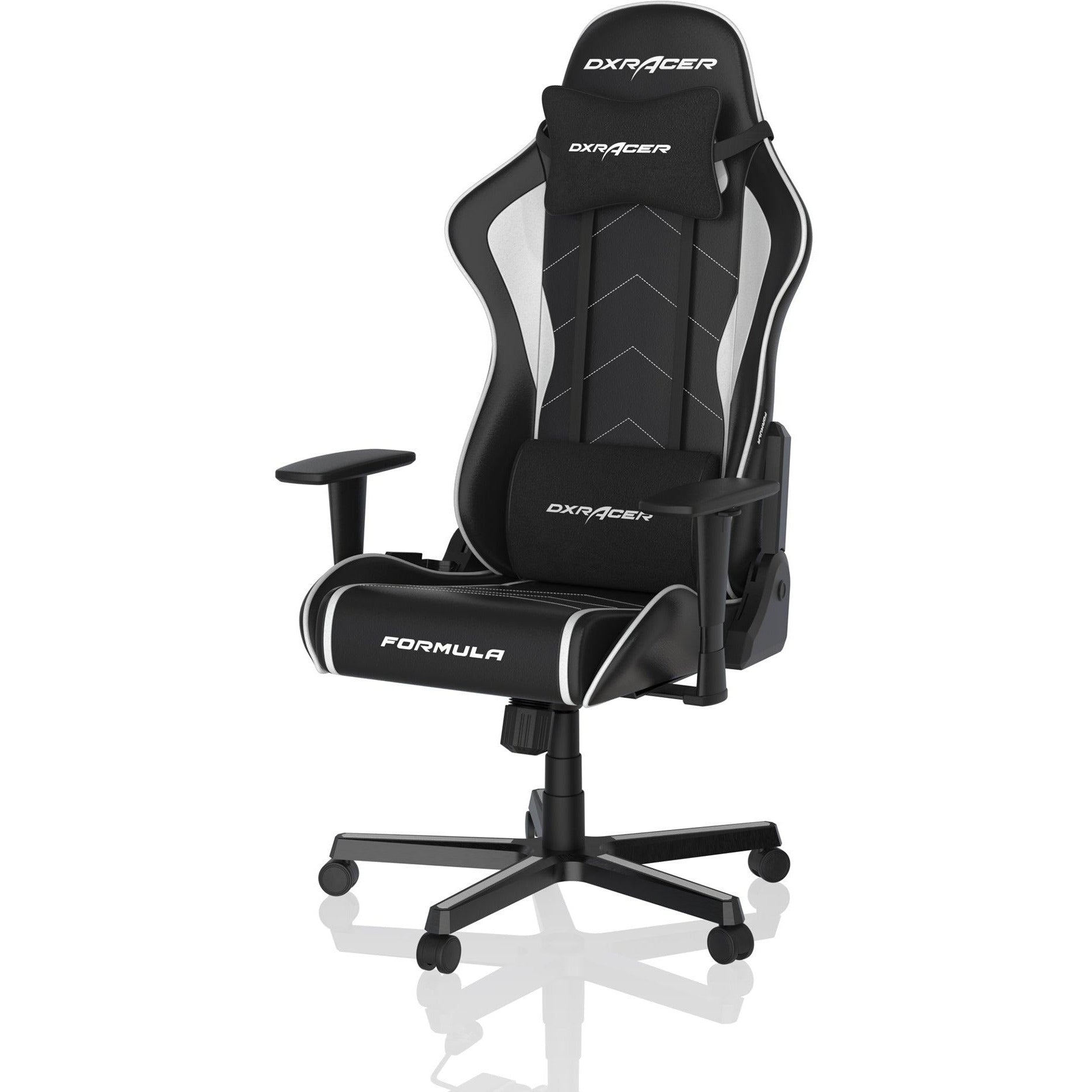 DXRacer FR08 White and Black Gaming Chair
