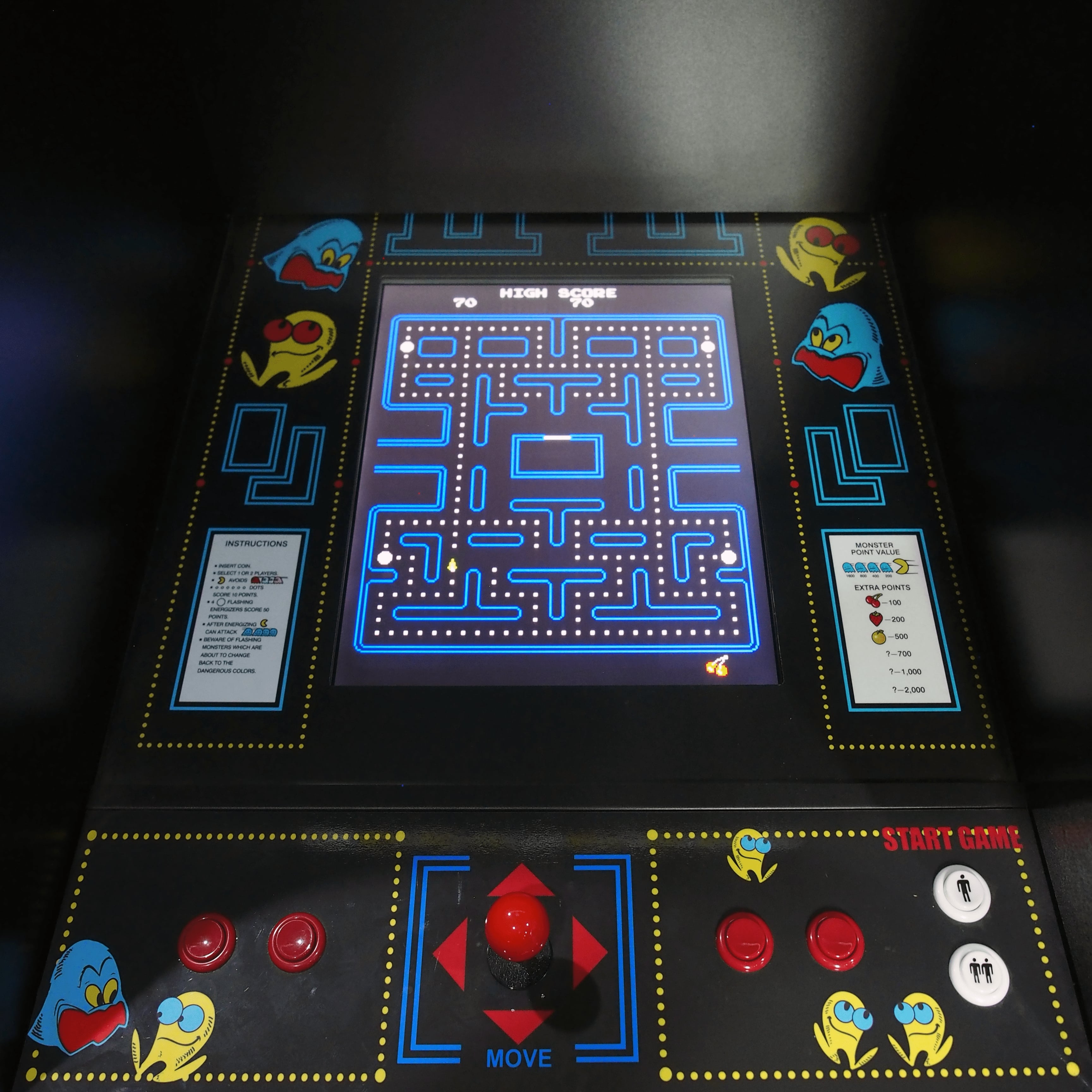 Pacman Classic Upright Arcade Machine