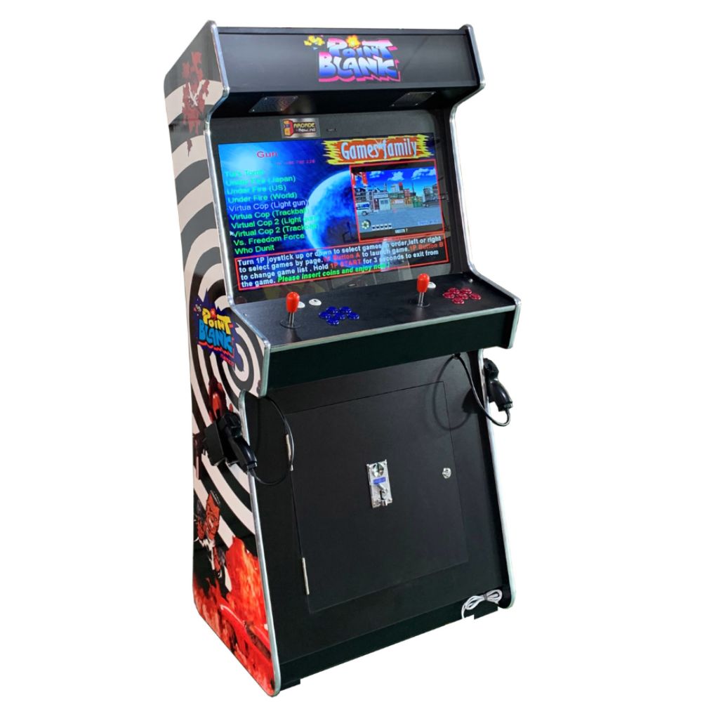 Arcade Machine Points Point Blank 2 Player Upright Shooter Arcade Machine — The Modern Cave ...
