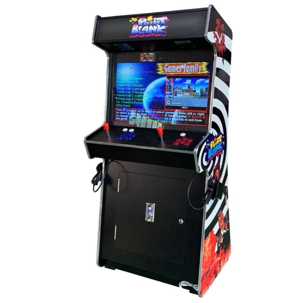Arcade Machine Points Point Blank 2 Player Upright Shooter Arcade Machine — The Modern Cave ...