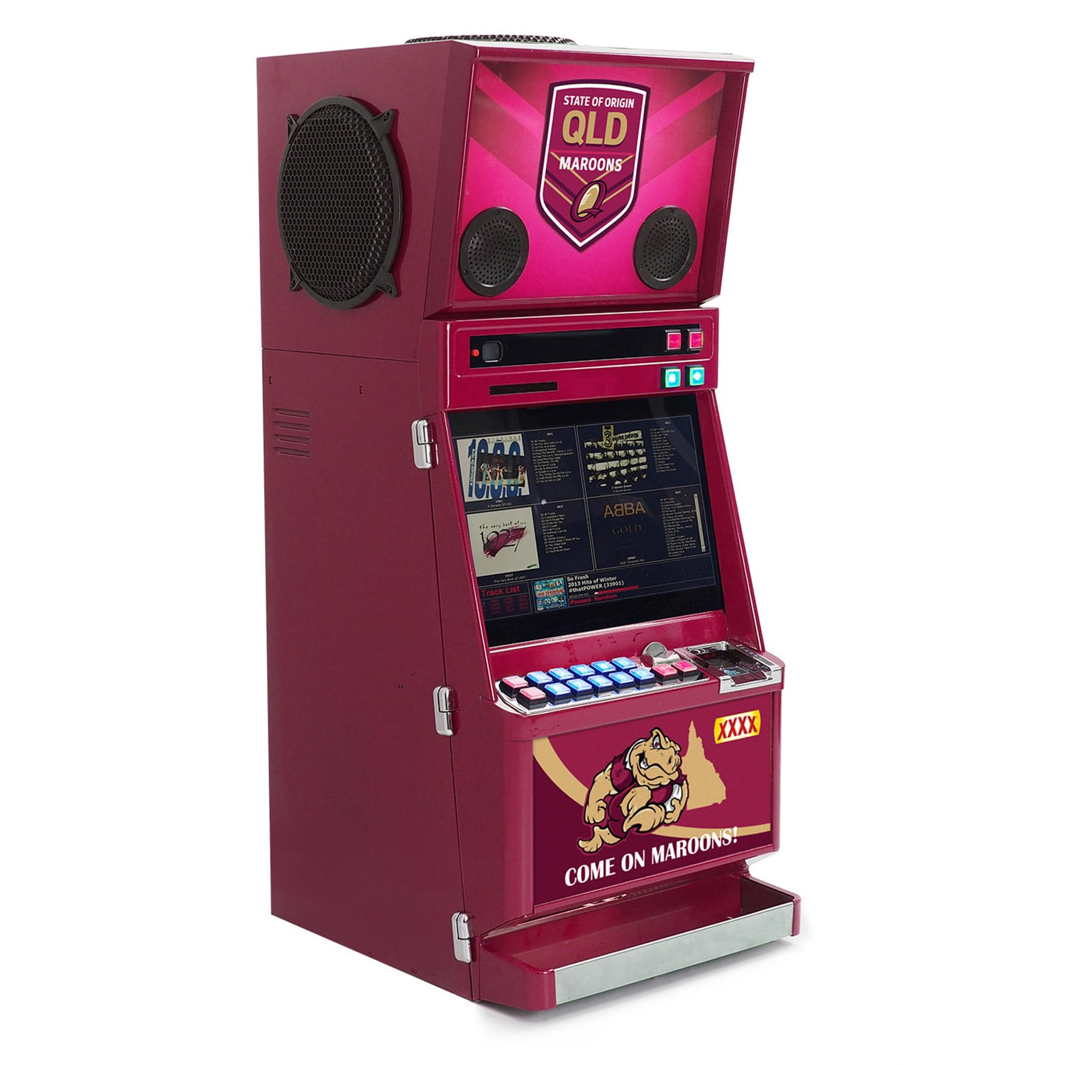 QLD Maroons Pokie Jukebox with Bluetooth