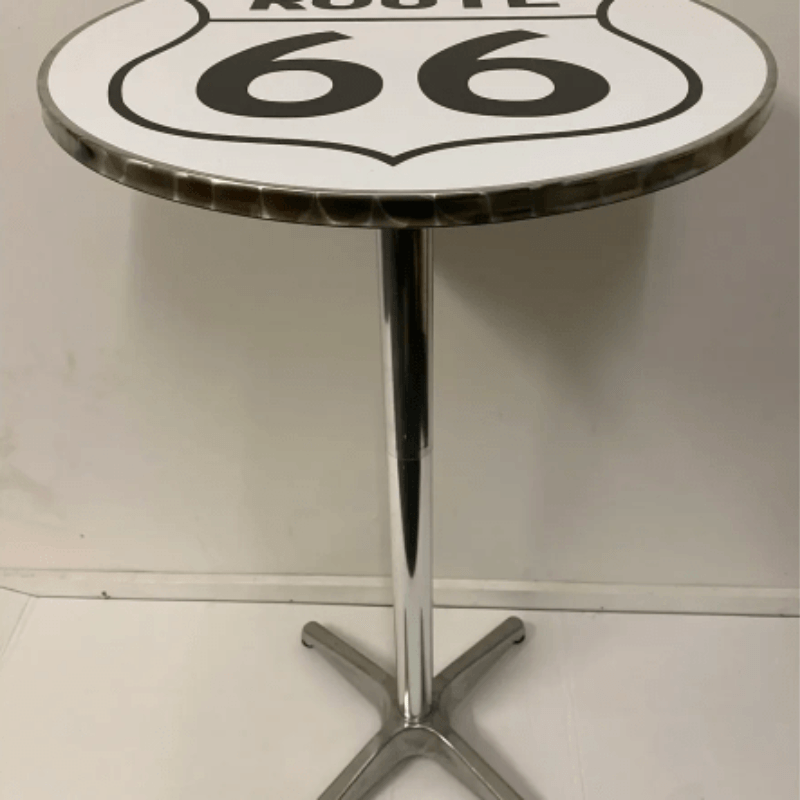 Route 66 Premium Adjustable Height Bar Table