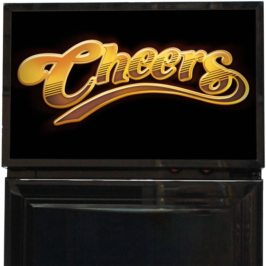 Cheers Branded Skinny Upright 144L Bar Fridge