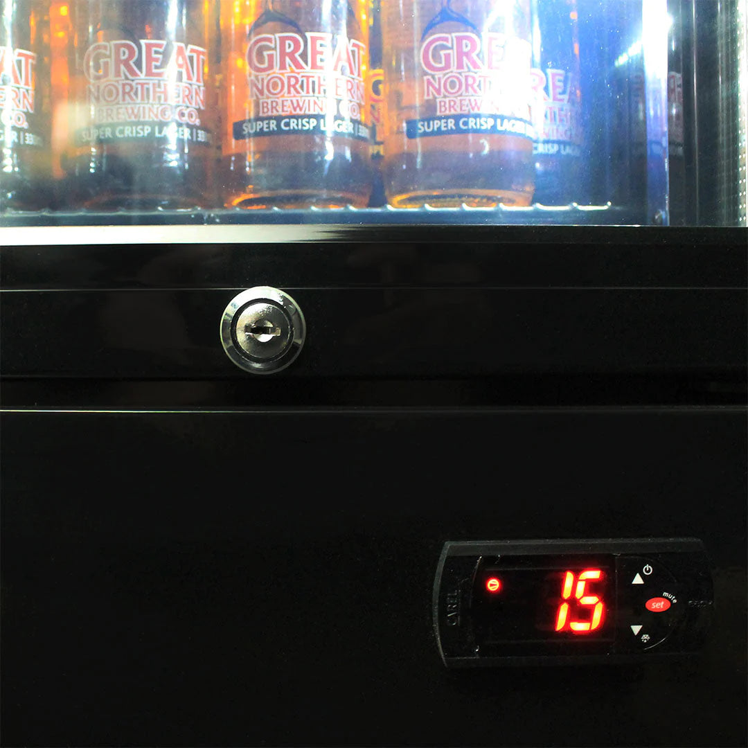 Cheers Branded Skinny Upright 144L Bar Fridge