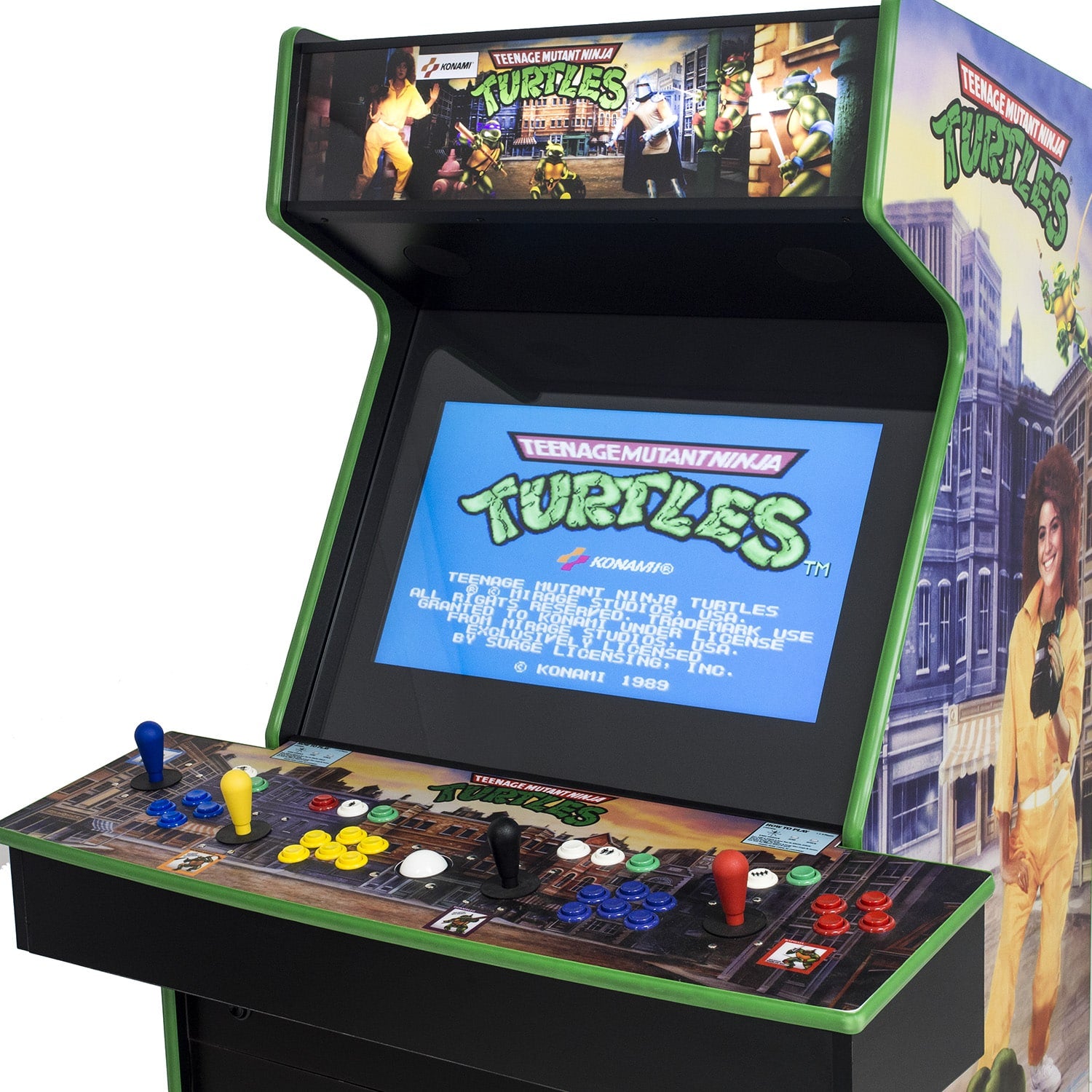 TMNT 4 player Upright Arcade Machine