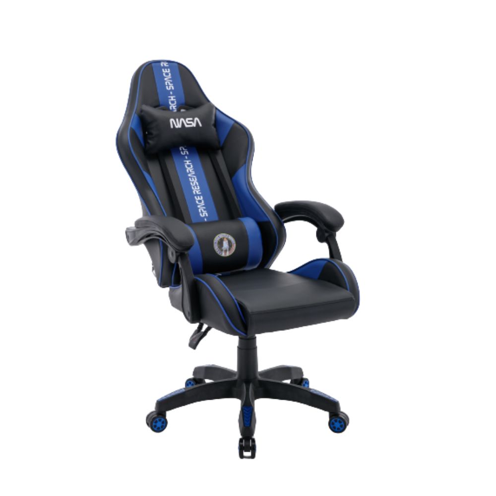 Nasa Atlantic Gaming Chair - Black and Blue