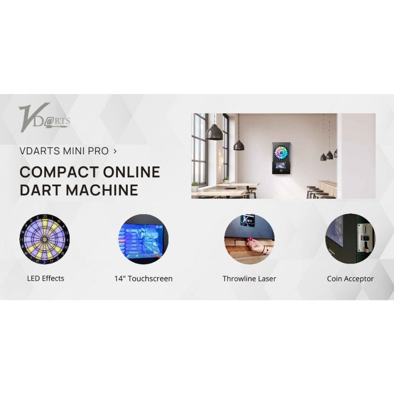 VDarts Mini Pro Electronic Dart Board