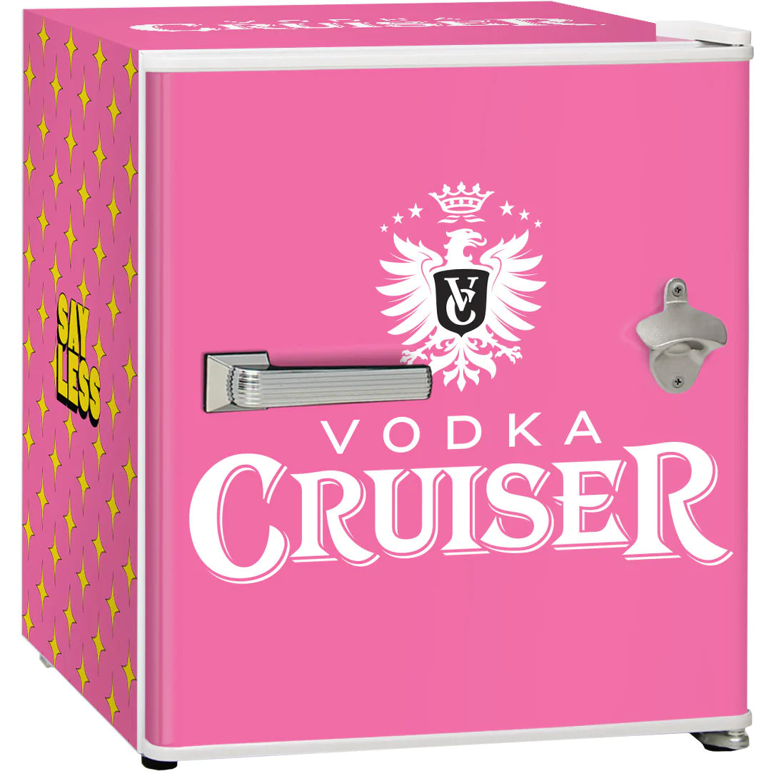 Vodka Cruiser Pink 46L Mini Bar Fridge With Opener