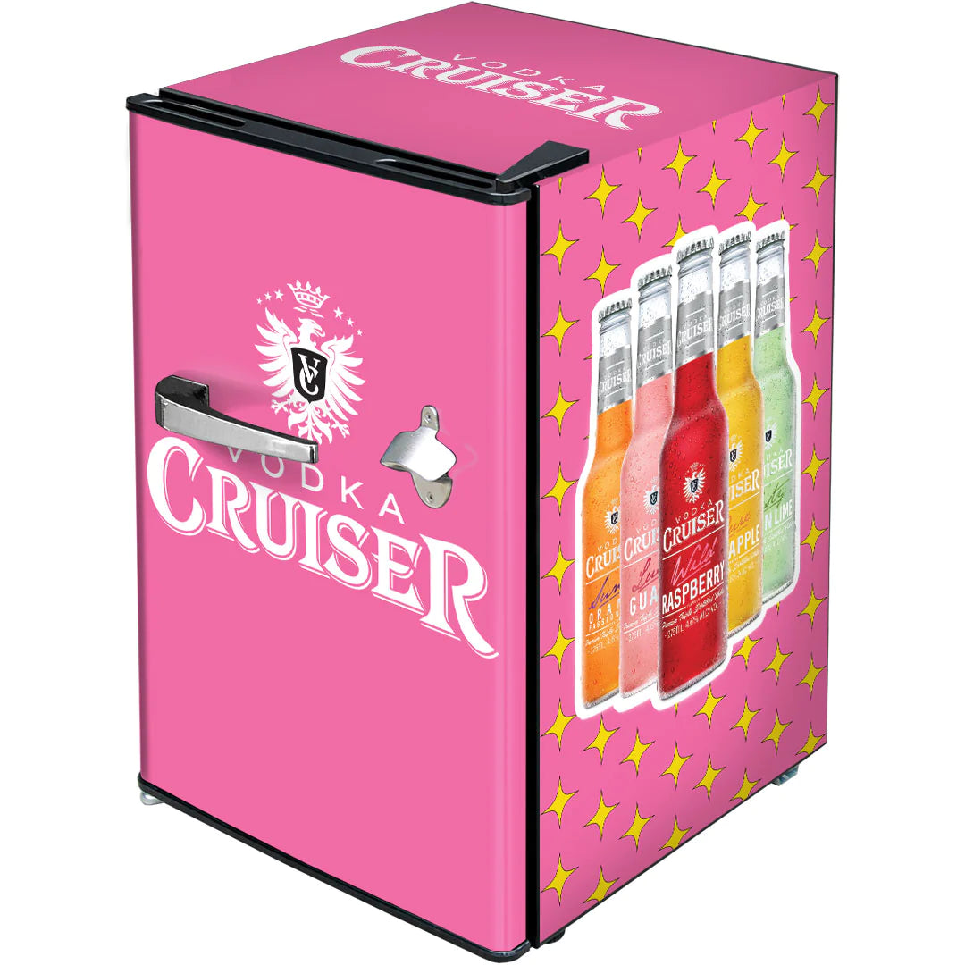 Vodka Cruiser Pink 70L Mini Bar Fridge